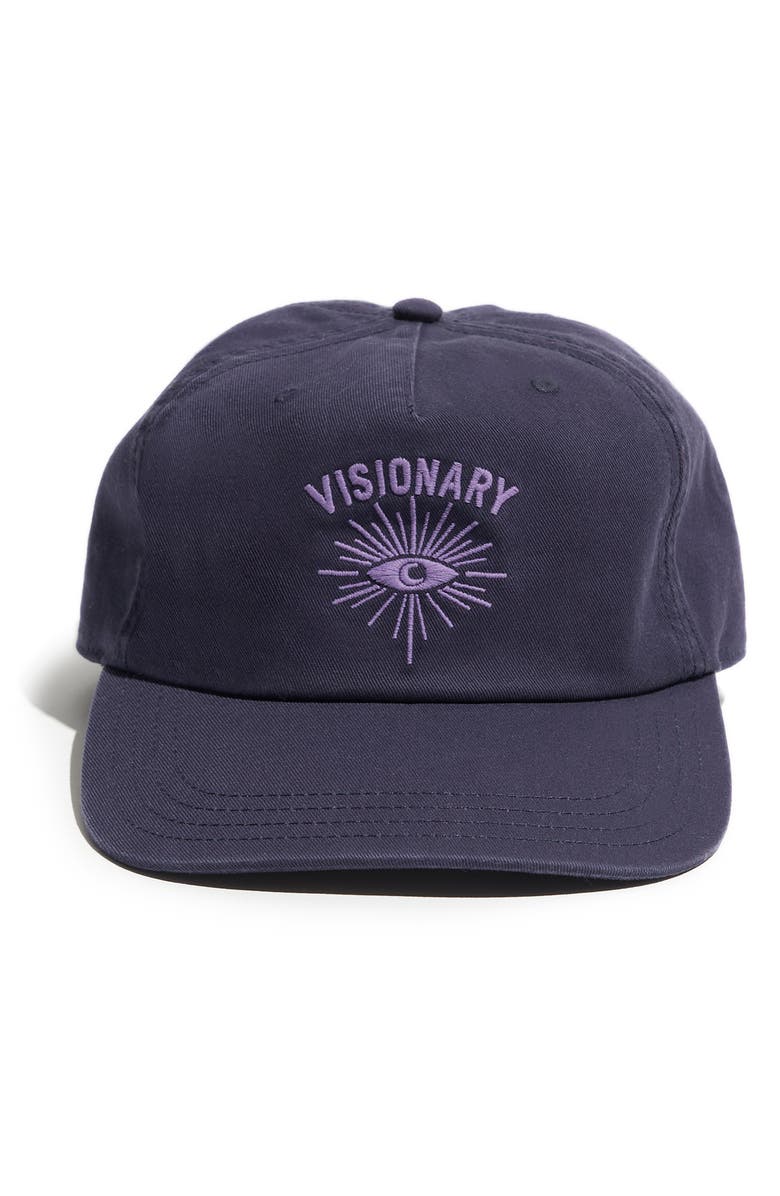 Spiritual Gangster Visionary Dad Hat, Main, color, Indigo