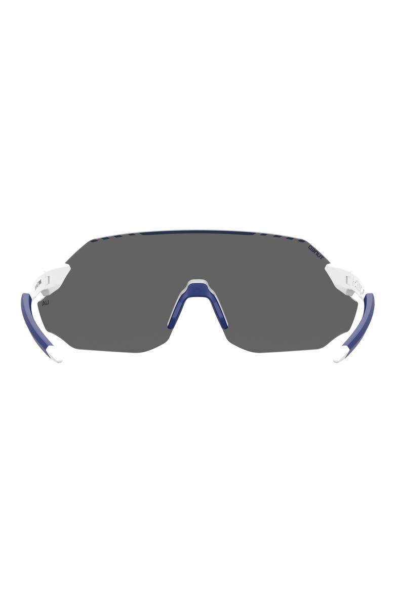 Halftime 99mm Shield Sport Sunglasses, Alternate, color, MATTE WHITE BLUE