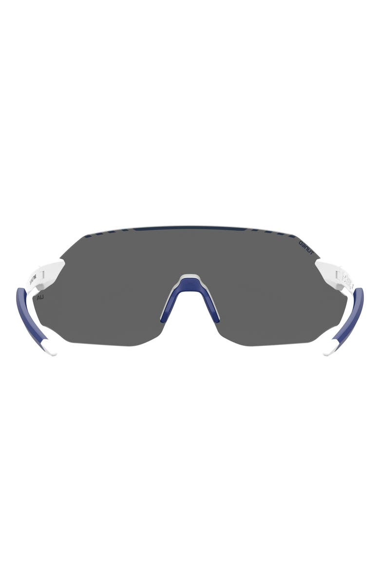 Under Armour Halftime 99mm Shield Sport Sunglasses, Alternate, color, Matte White Blue