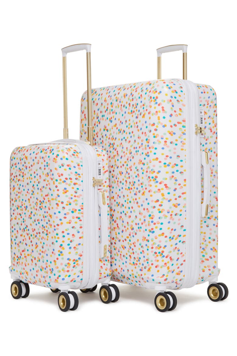 x Oh Joy! 28-Inch & 20-Inch Hardshell Spinner Suitcase & Carry-On Set, Alternate, color, CONFETTI