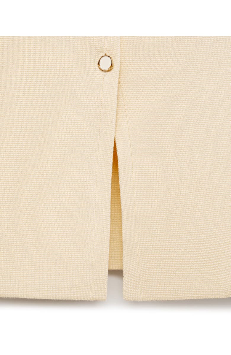 MANGO Matilda Knit Vest, Alternate, color, Ecru