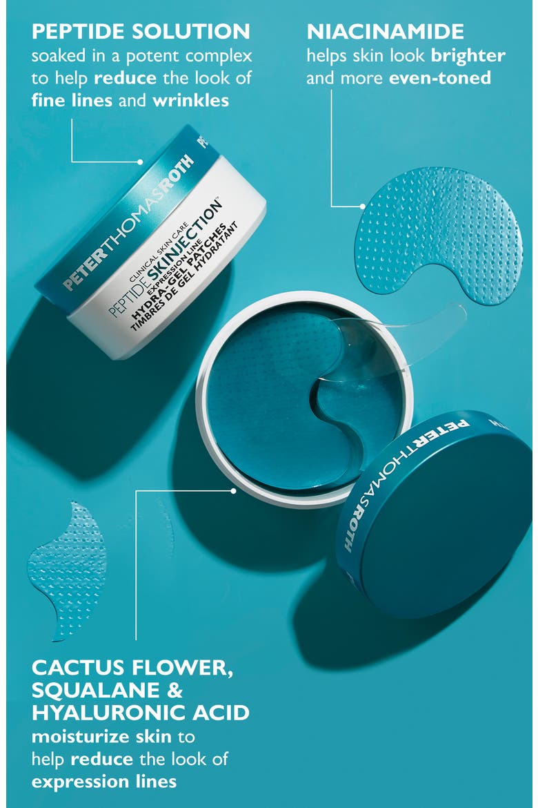 Peptide Skinjection™ Expression Line Hydra-Gel Patches, Alternate, color, NO COLOR