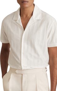 Reiss Sampson Short Sleeve Woven Shirt
