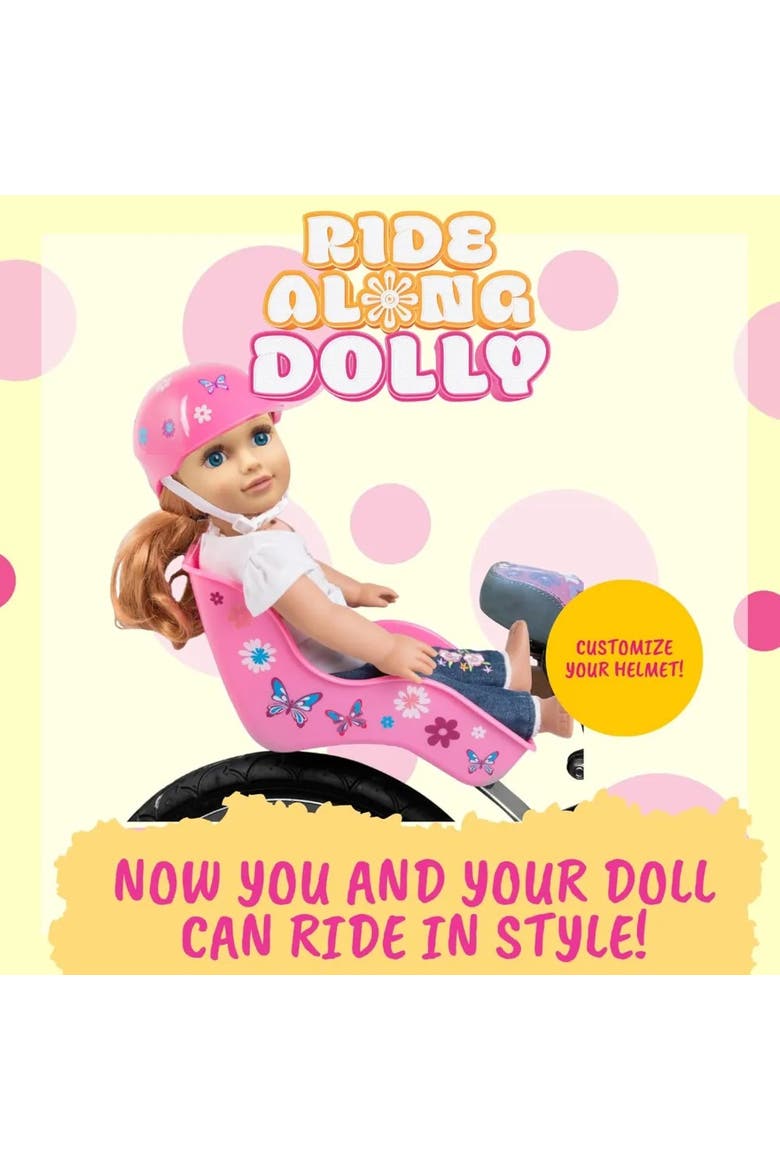 Bike Helmet Compatible with 18" Dolls, Alternate, color, Pink