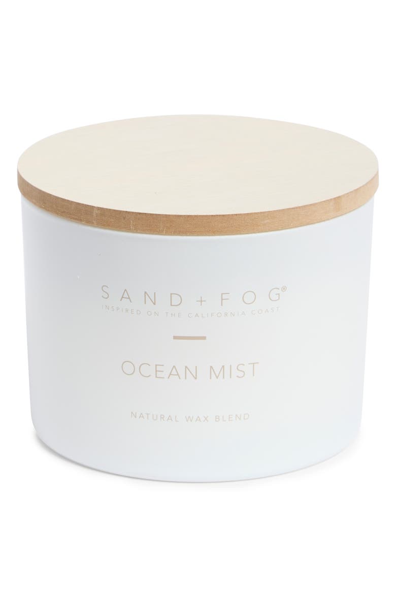 SAND AND FOG Natural Wax Candle, Main, color, Ocean Mist