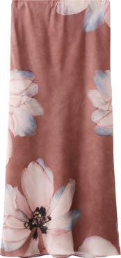 MANGO Floral Print Maxi Skirt