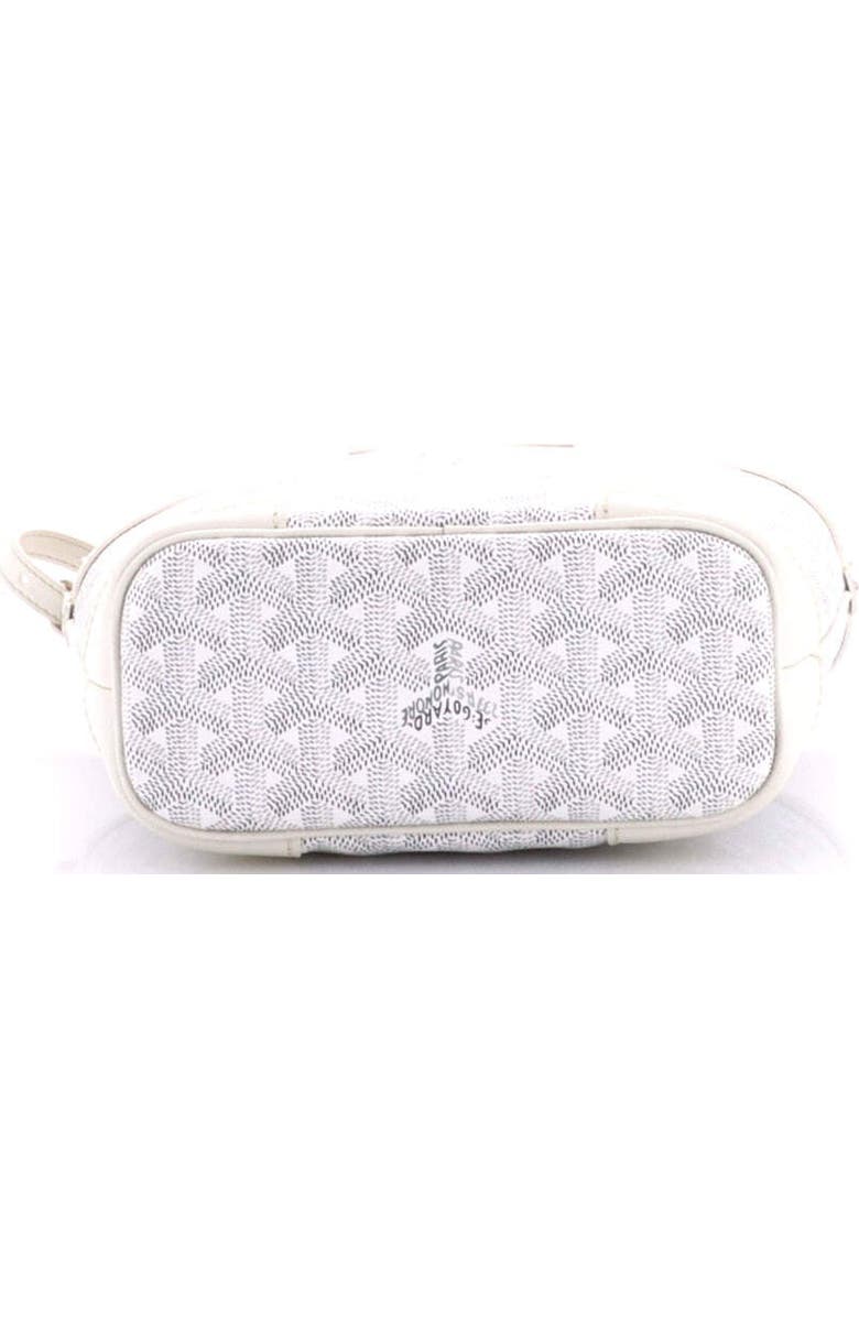 Pre-Owned Goyard Beluga Bag Coated Canvas Mini, Alternate, color, White