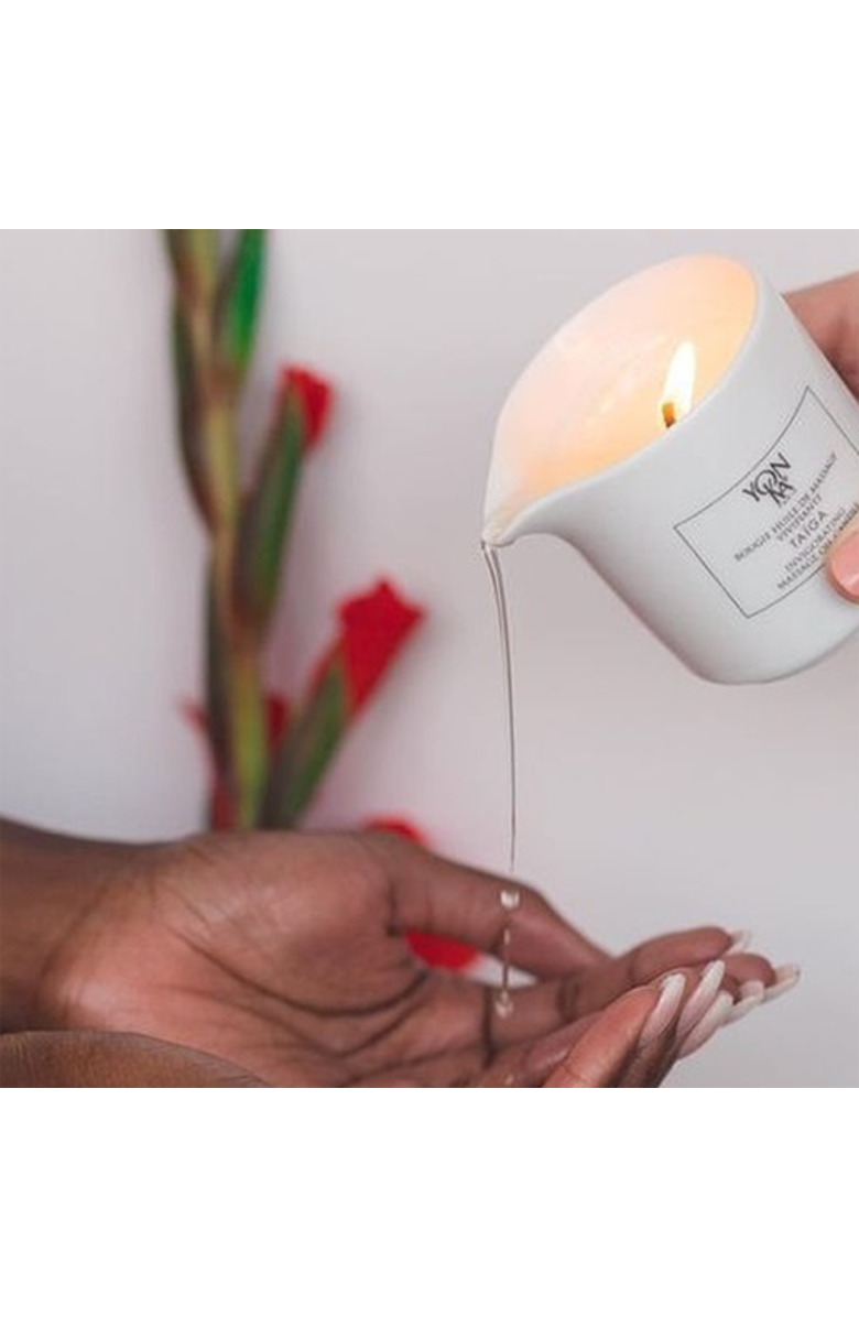 Yon-Ka Paris Taiga Massage Oil Candle for Aromatherapy 4.4oz, Alternate, color, NO COLOR