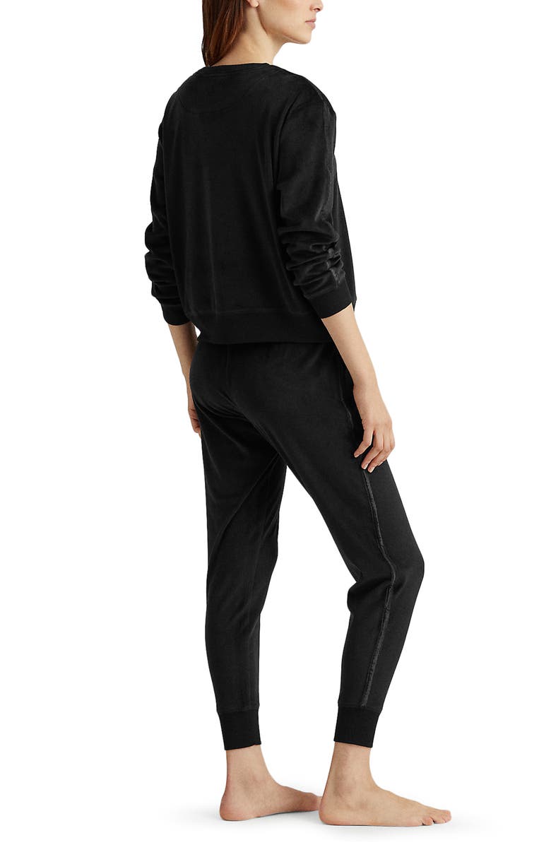 Lauren Ralph Lauren Velour Pajamas, Alternate, color, 