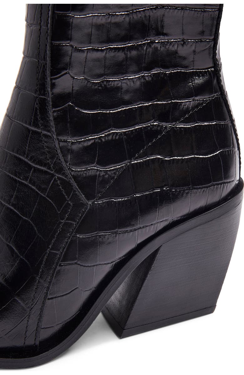 Topshop Honour Pointed Toe Western Boot, Alternate, color,