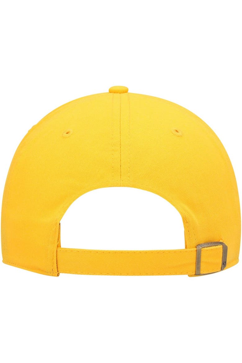Women's '47 Gold Los Angeles Chargers Miata Clean Up Secondary Logo Adjustable Hat, Alternate, color, Gold