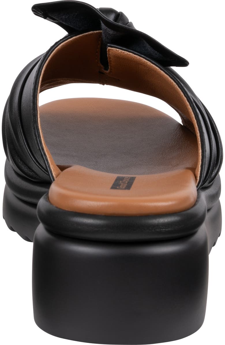 GOOD CHOICE NEW YORK Harlow Platform Wedge Slide Sandal, Alternate, color, Black