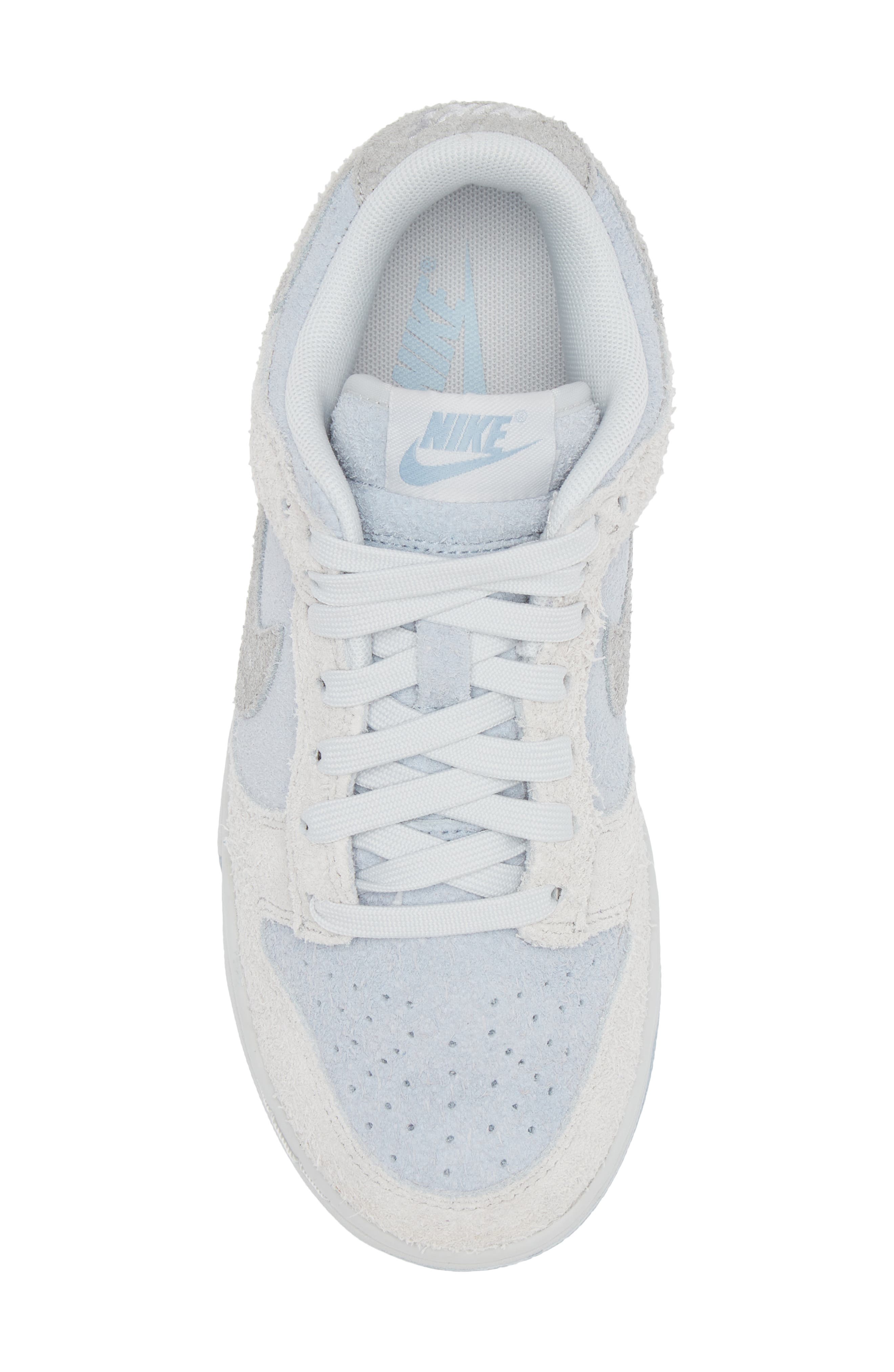 Dunk Low Basketball Sneaker, Alternate, color, PHOTON DUST/ SMOKE GREY/ BLUE