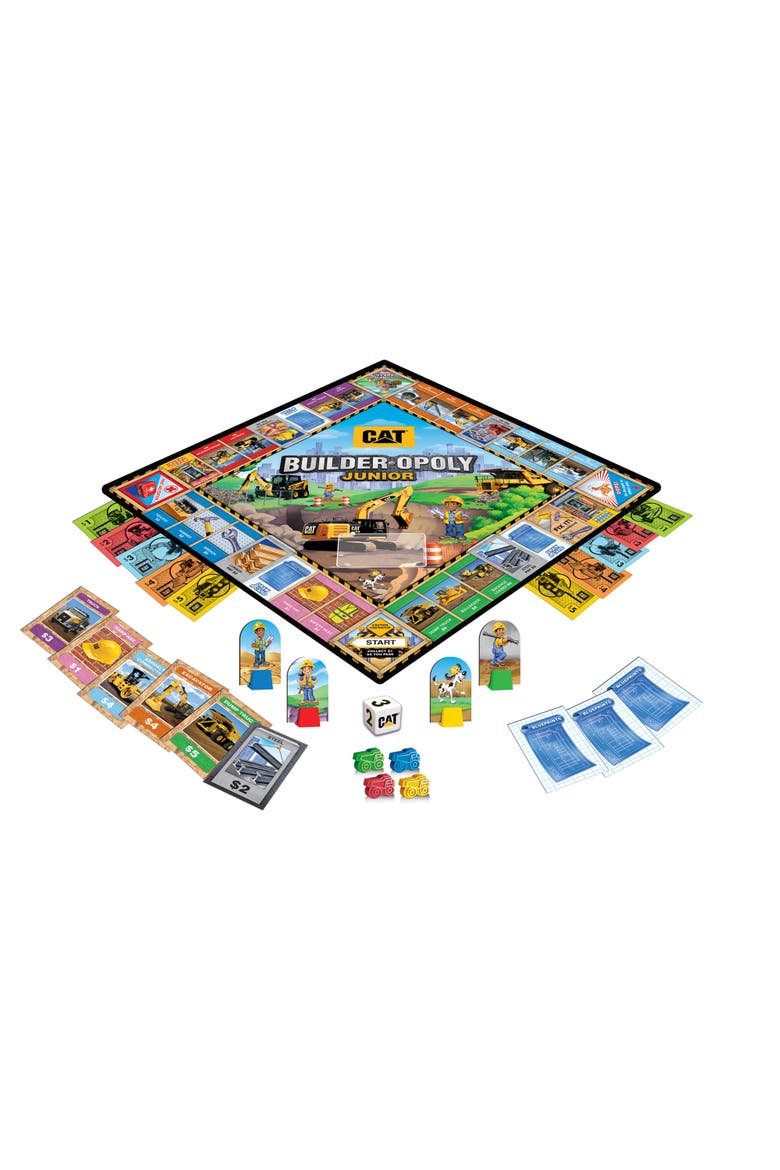 CAT - Builder Opoly Junior, Alternate, color, Multicolor