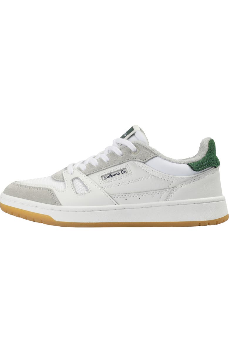 Scalpers Tennis Miles Sneakers Kids, Alternate, color, Whiteduck