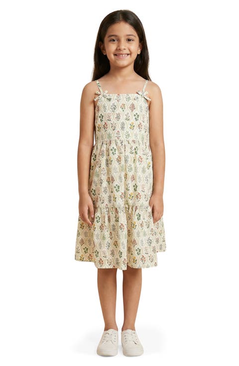 Kids' Print Cotton Poplin Dress (Big Kid)