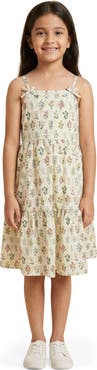 Hayden Girls Kids' Print Cotton Poplin Dress