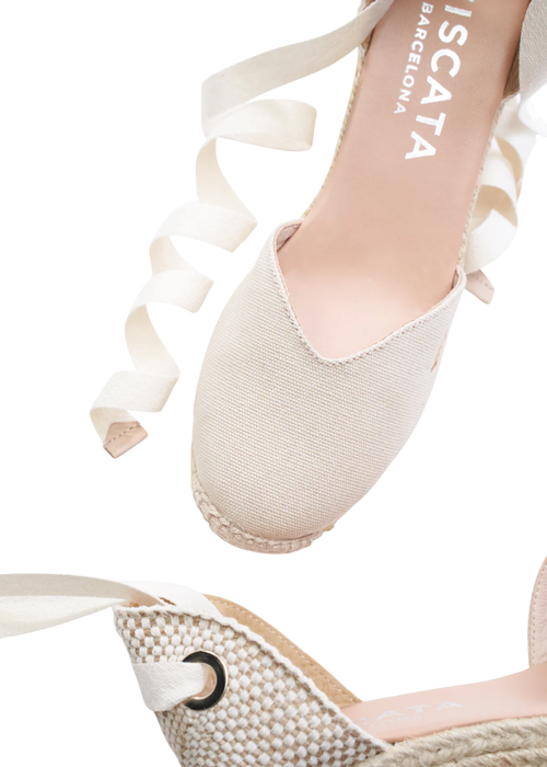 VISCATA VISCATA GAVA CANVAS ESPADRILLE WEDGES