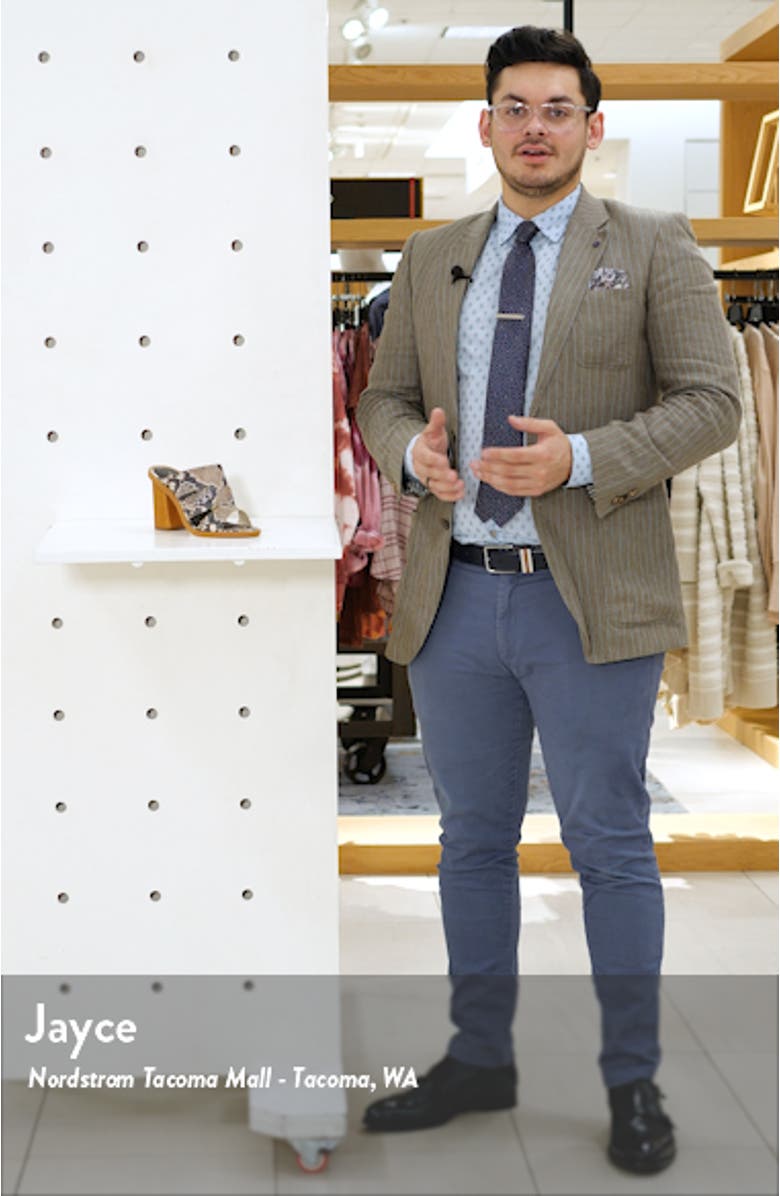 Allie Block Heel Slide Sandal, sales video thumbnail