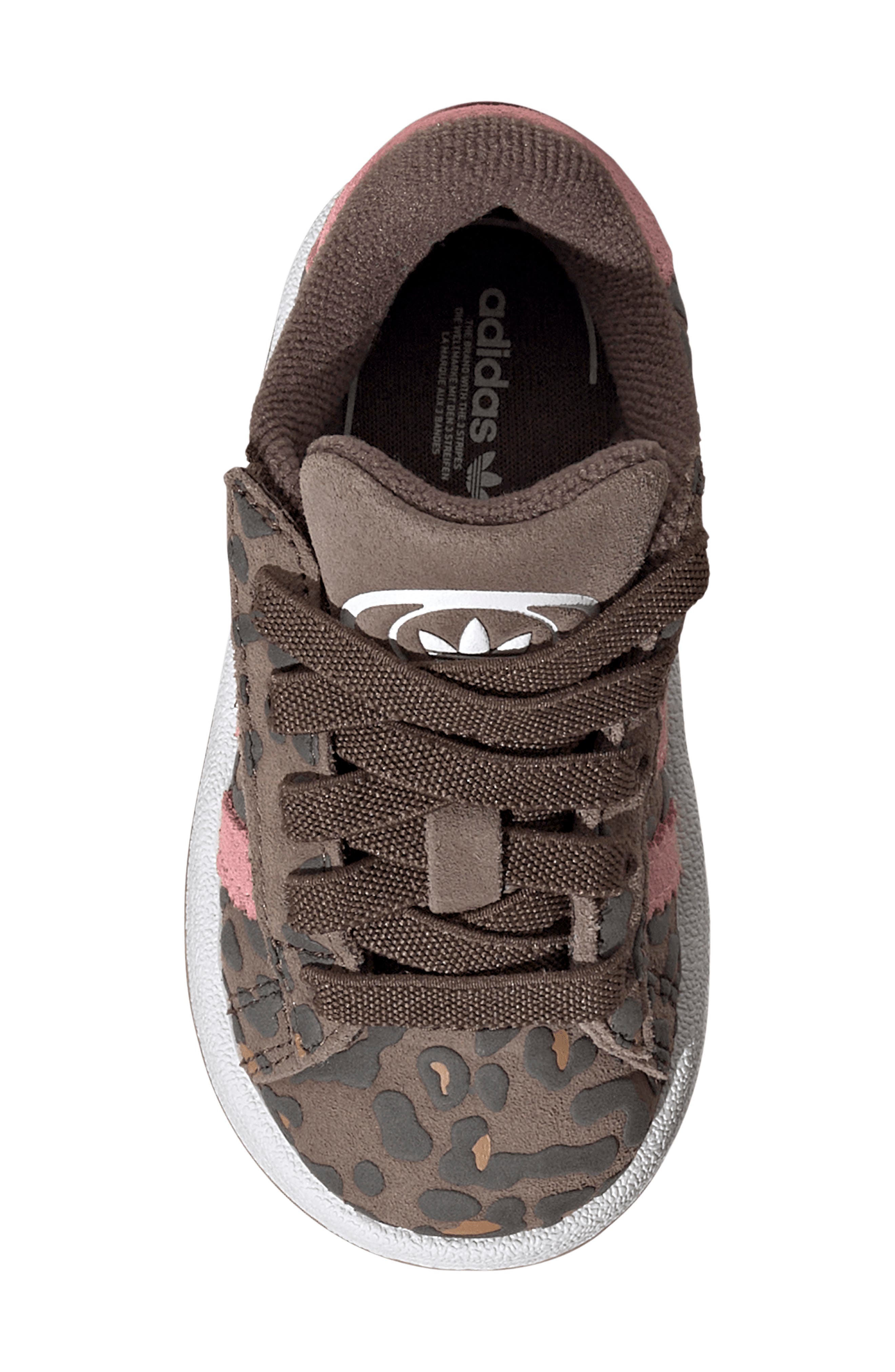 Kids' Campus 00s Sneaker, Alternate, color, EARTH STRATA/ WHITE/ GLOW PINK