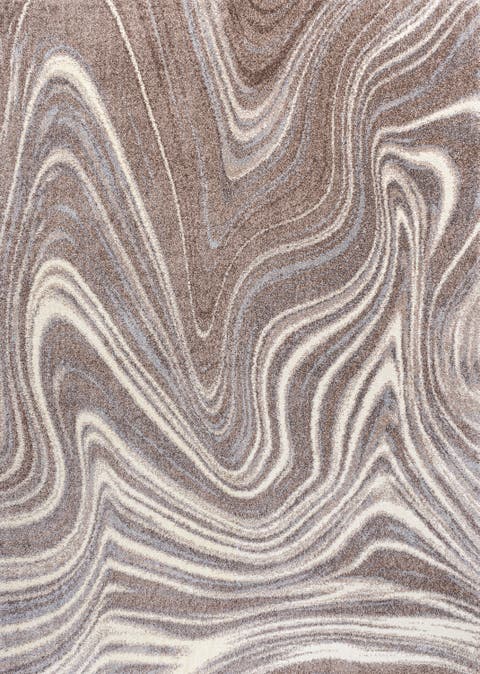 Eleni Contemporary Glam Abstract Marble Area Rug