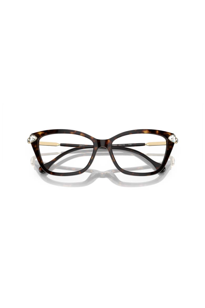 53mm Cat Eye optical glasses, Alternate, color, Tortoise