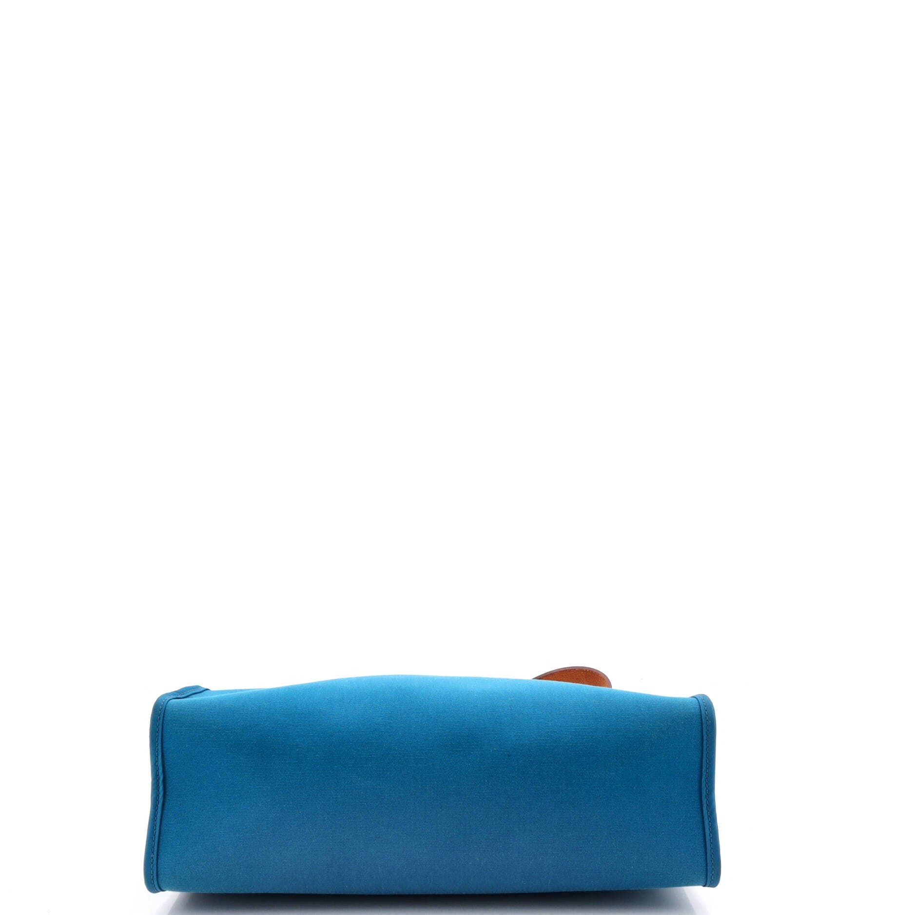 Herbag Zip Leather and Toile 31, Alternate, color, Blue