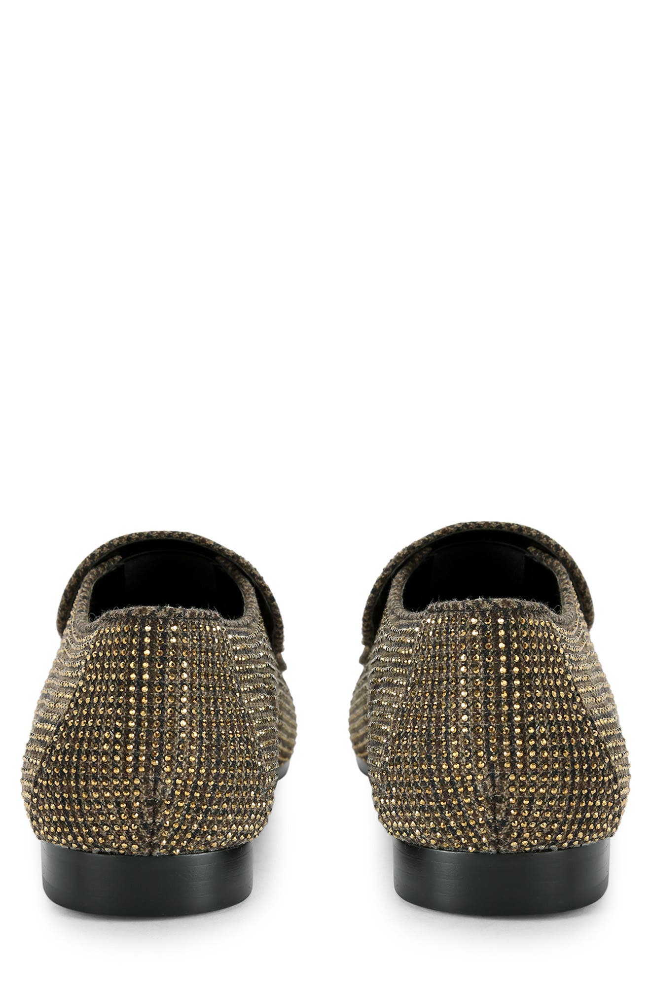 Kurt Geiger London Hugh Herringbone Venetian Loafer, Alternate, color, Dark Brown