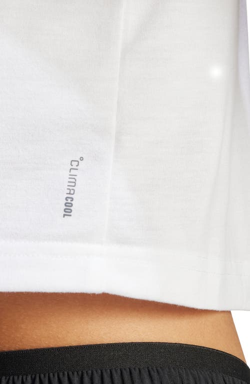 Adidas Originals Adidas Train Essentials Boxy Workout T-shirt In White