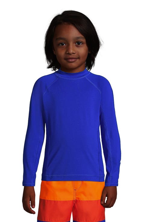 Boys Long Sleeve UPF 50 Sun Protection Rash Guard