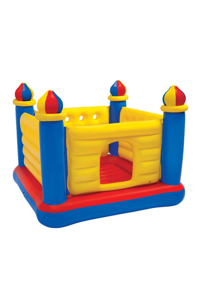 Intex Jumpolene Castle Bouncer, Inflatable, 120Lb Capacity, Kids, Main, color, Multicolored