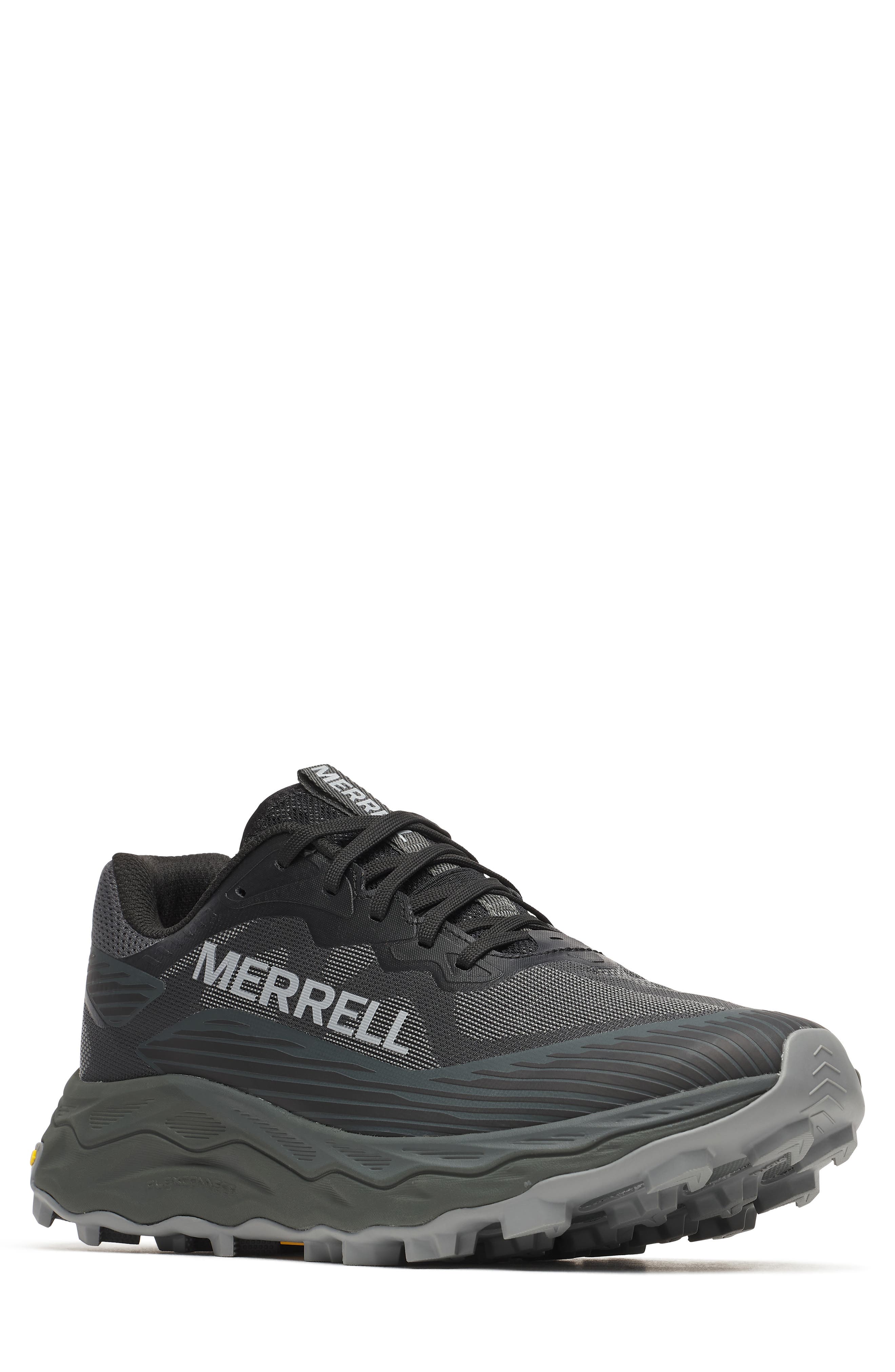 Merrell Agility Peak 6 Trail Running Shoe, Main, color, Black