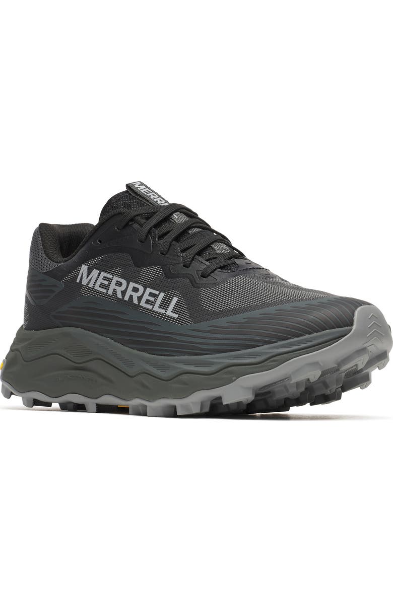 Merrell Agility Peak 6 Trail Running Shoe, Main, color, Black
