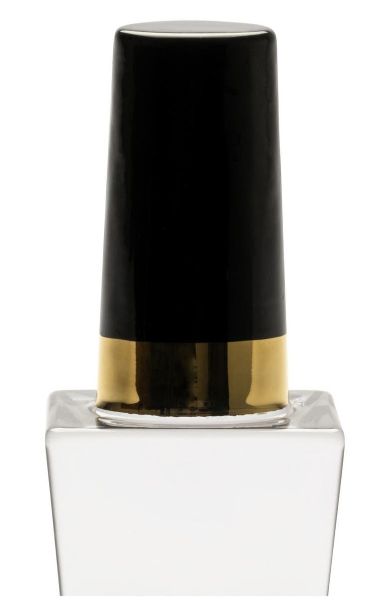 Kosta Boda Mini Nail Polish Glass Sculpture, Alternate, color, Beige