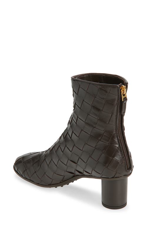 Bottega Veneta Atomic Intrecciato Bootie In Pink