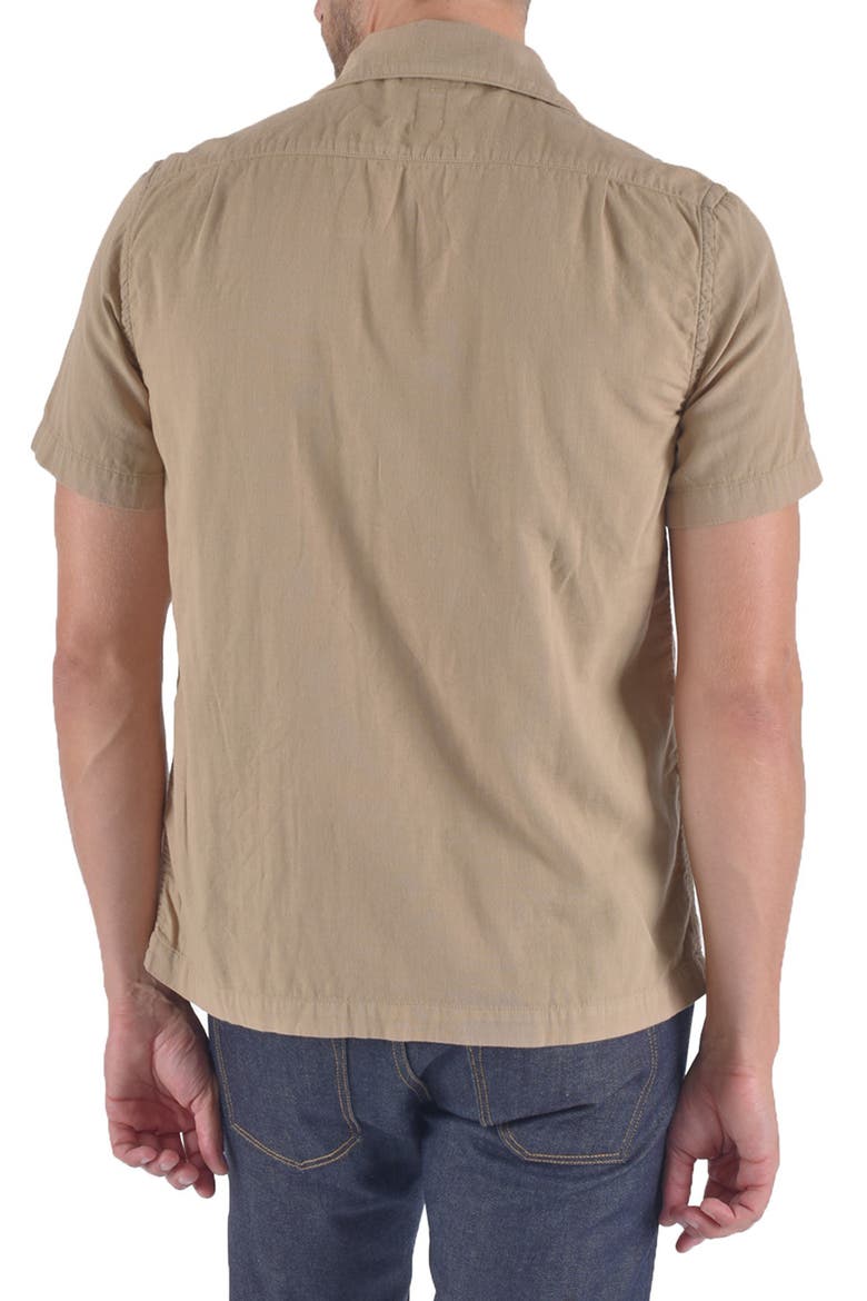 The Wrench Solid Double Gauze Camp Shirt, Alternate, color, SAND