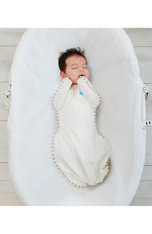 Love To Dream Swaddle Up™ 1.0 Tog Stretch Organic Cotton Swaddle In Cream