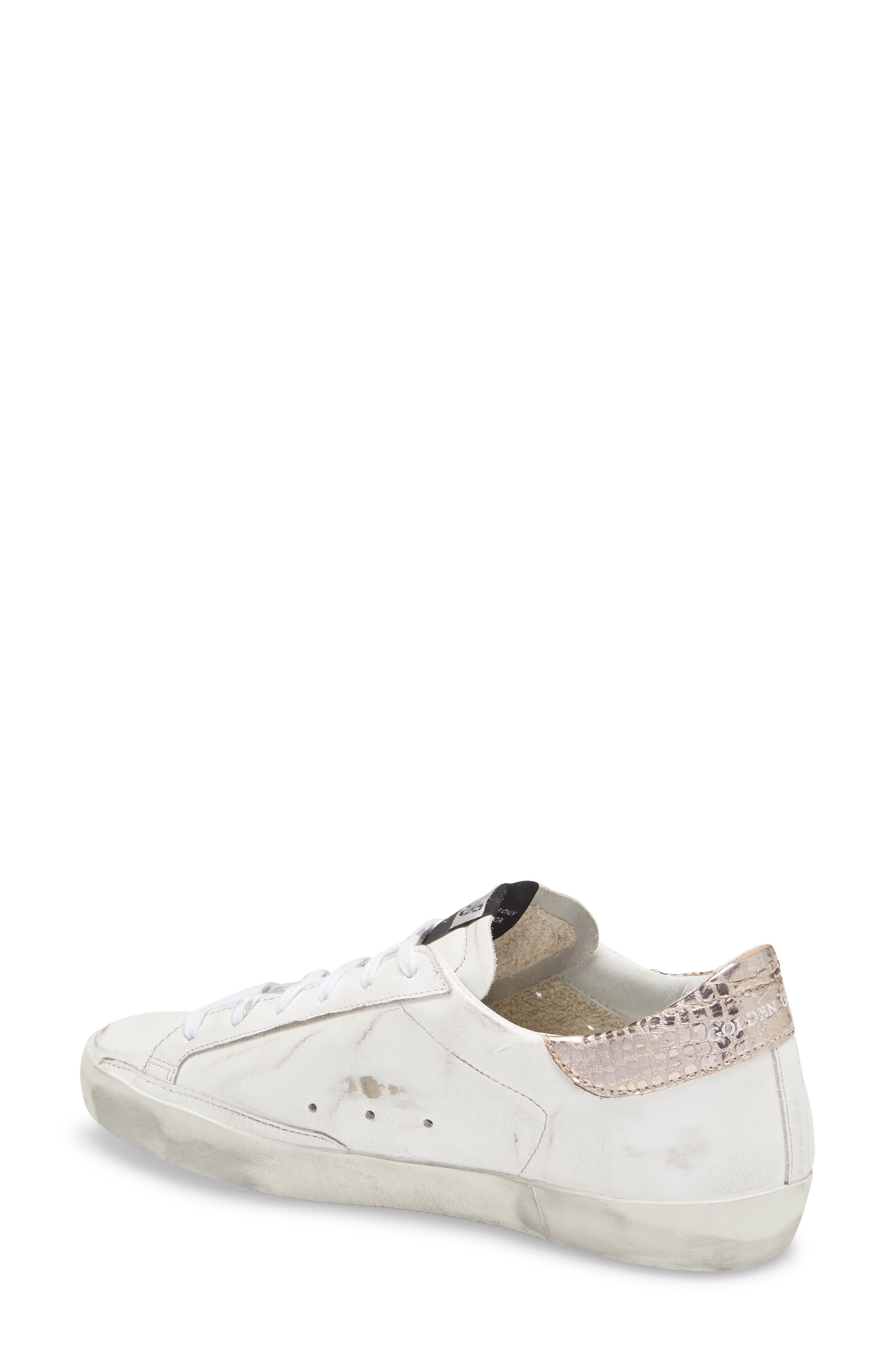 Golden Goose Superstar Low Top Leather Sneaker, Alternate, color, 