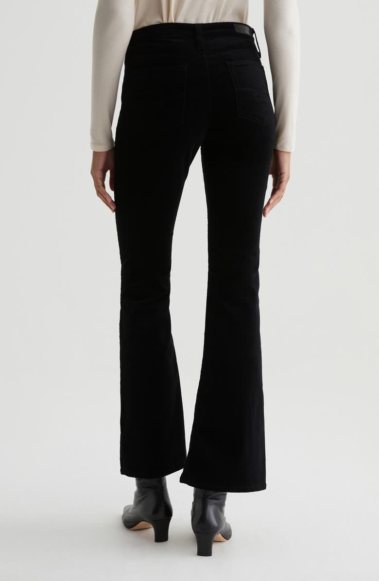 AG Farrah Mid Rise Bootcut Pants, Alternate, color, Super Black