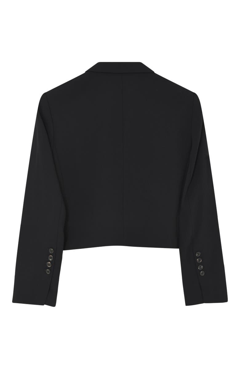 DAY Birger et Mikkelsen Edie Cropped Gabardine Blazer, Alternate, color, Black