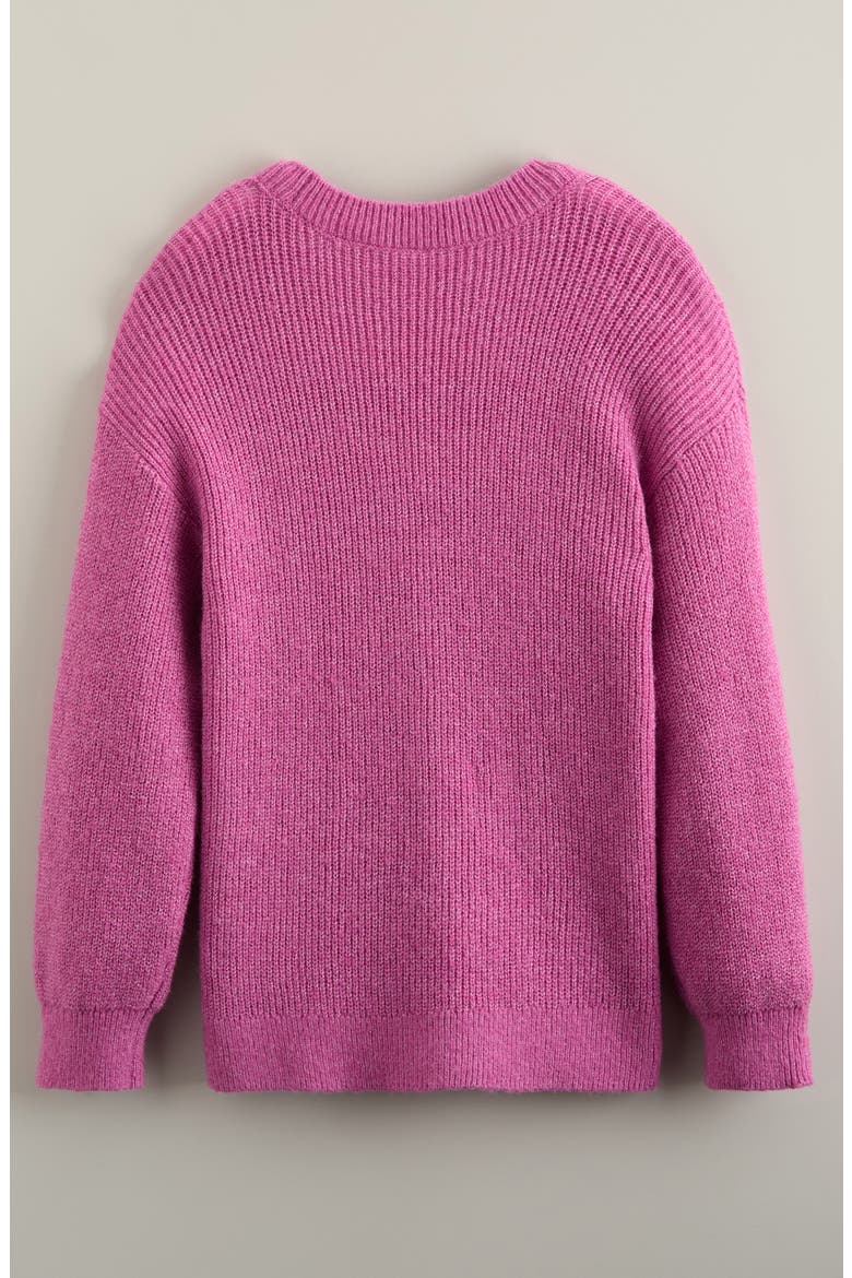 Kids' Oversize Cardigan, Alternate, color, PINK CROCUS