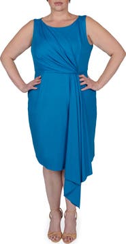 MAYES NYC Adele Ruched Sheath Dress