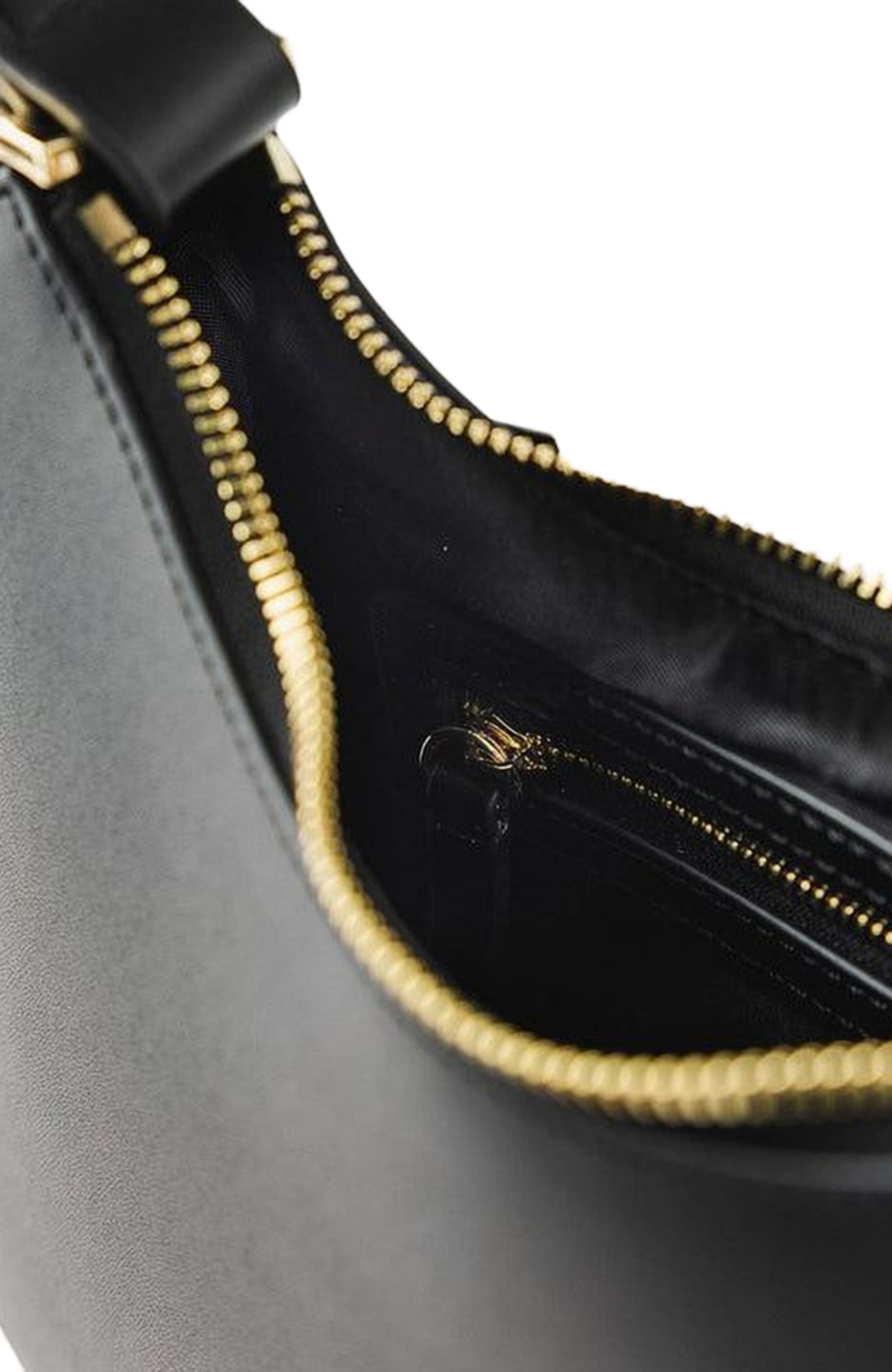 Gigi Pip Lyra Classic Genuine Leather Handbag, Alternate, color, Black