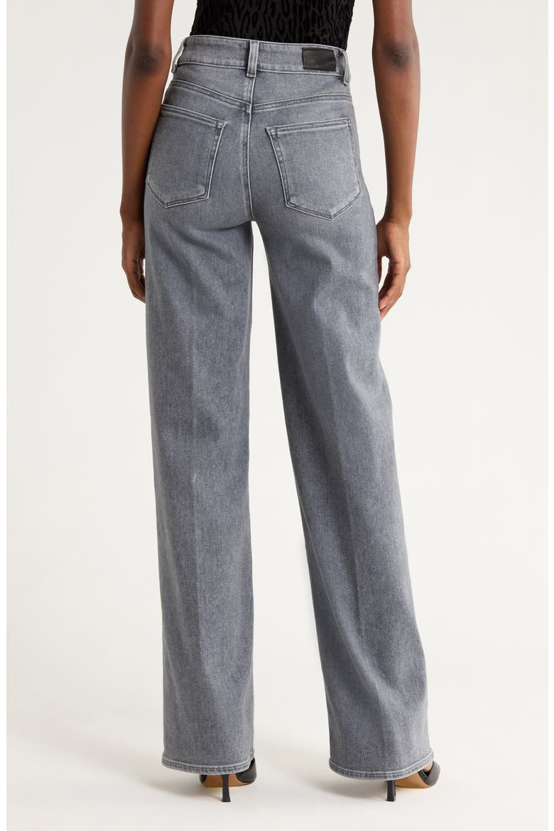 Sasha High Waist Wide Leg Jeans, Alternate, color, SMOKEY GREY
