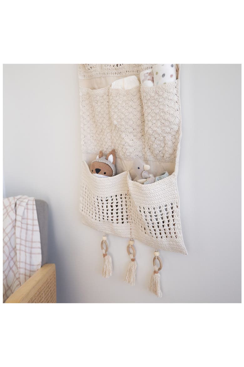 Wall Storage Pockets, Alternate, color, BEIGE
