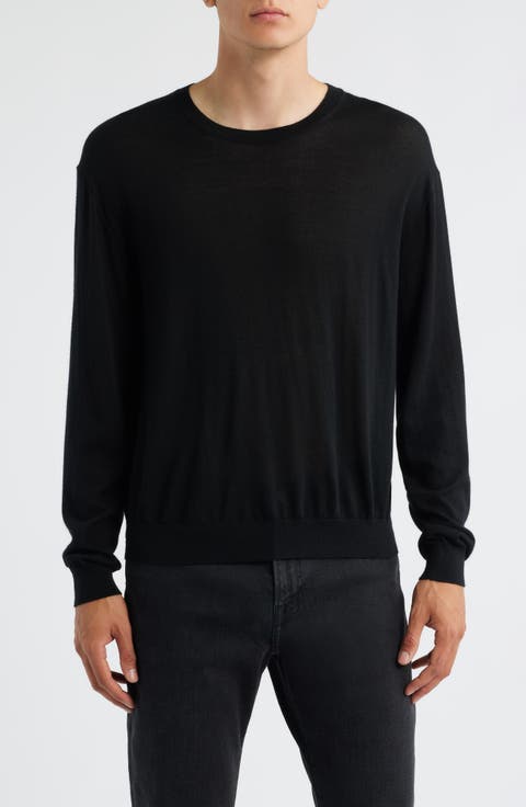 Superfine Merino Wool & Cashmere Crewneck Sweater
