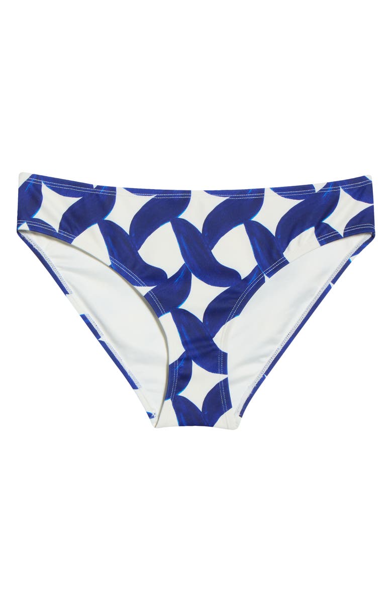 Hutch Betsy Bikini Bottoms, Alternate, color, Ivory/Blue