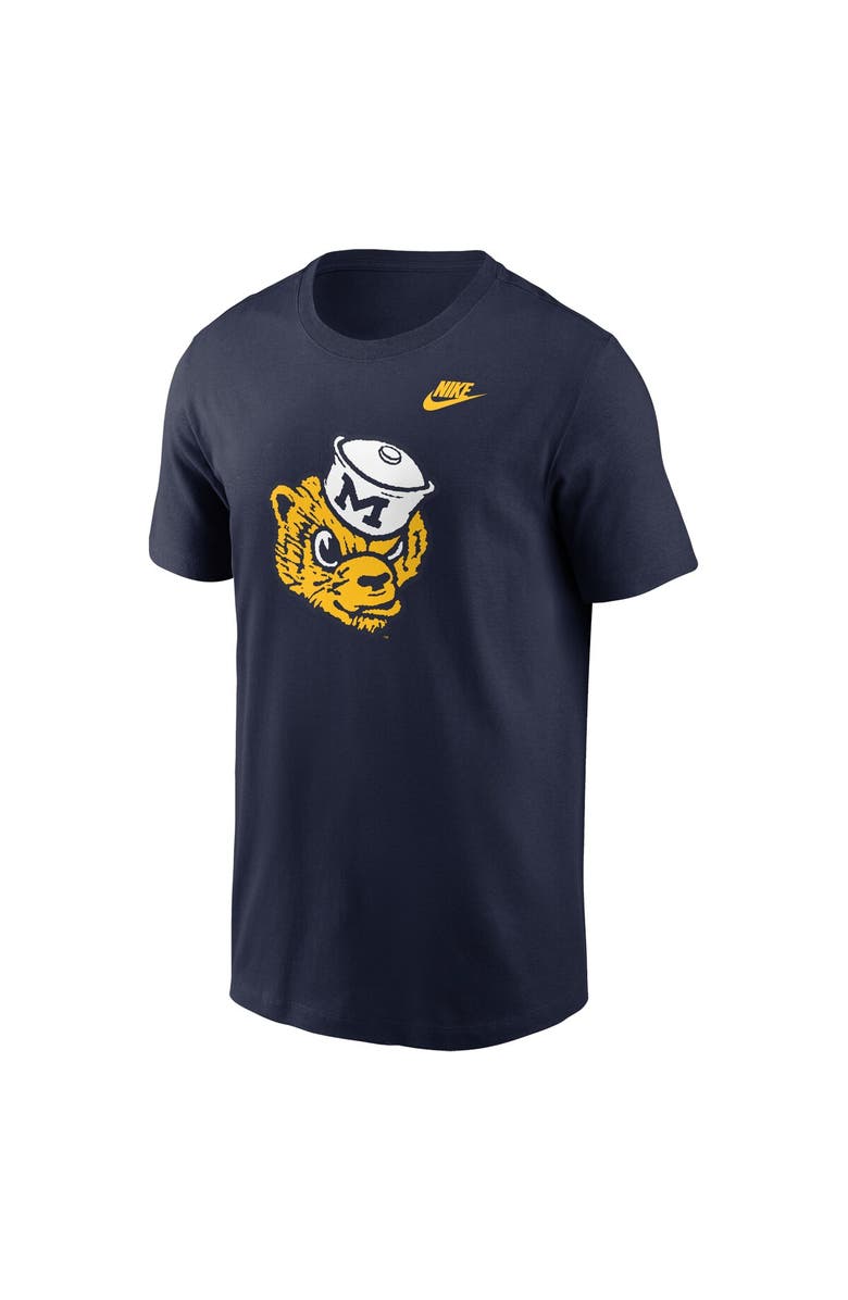 Nike Men's Nike Navy Michigan Wolverines Legacy Alternate Logo T-Shirt, Alternate, color, Navy