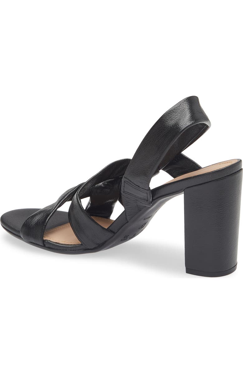 KOKO + PALENKI Brandy Slingback Sandal, Alternate, color, Black Leather