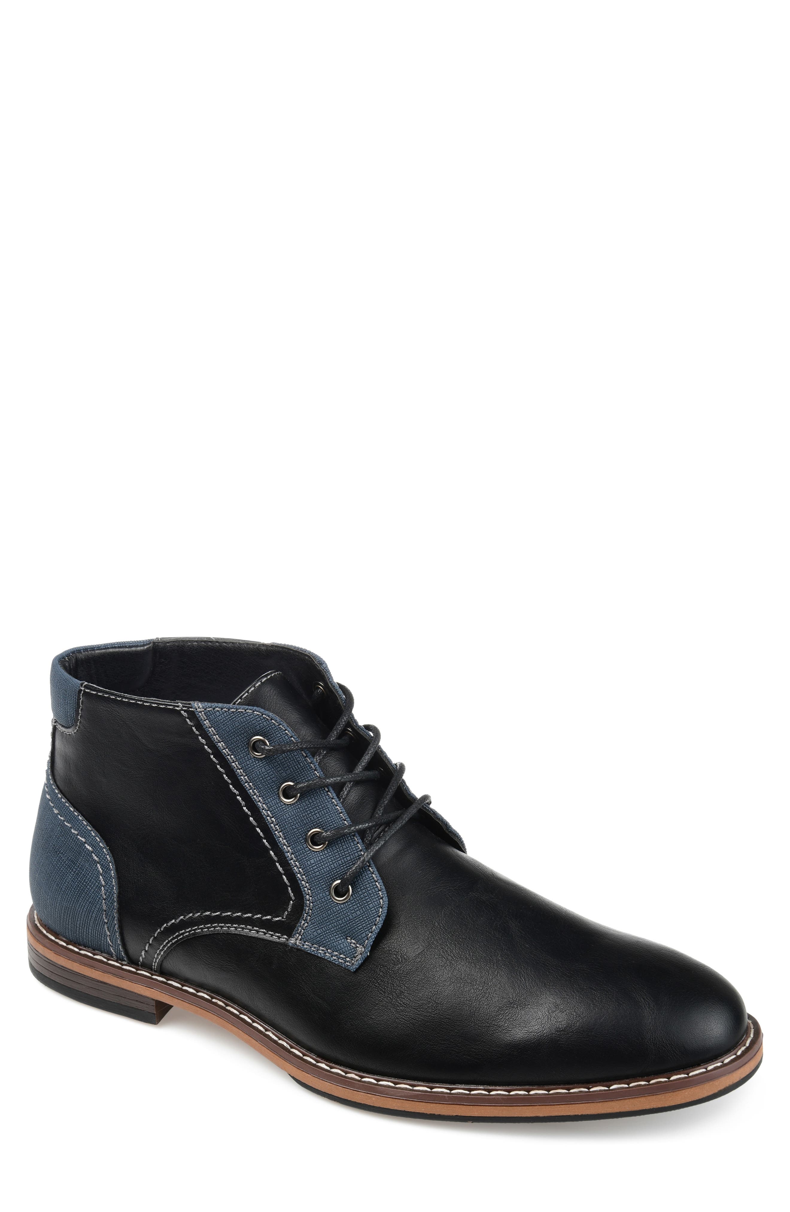 VANCE CO Franco Plain Toe Chukka Boot - Wide Width, Main, color, 